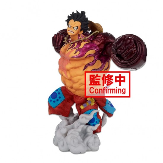 BP18130 One Piece - Banpresto World Figure - Colosseum 3 - Super Master Stars Piece - The Monkey.D. Luffy - Gear 4 - The Brush