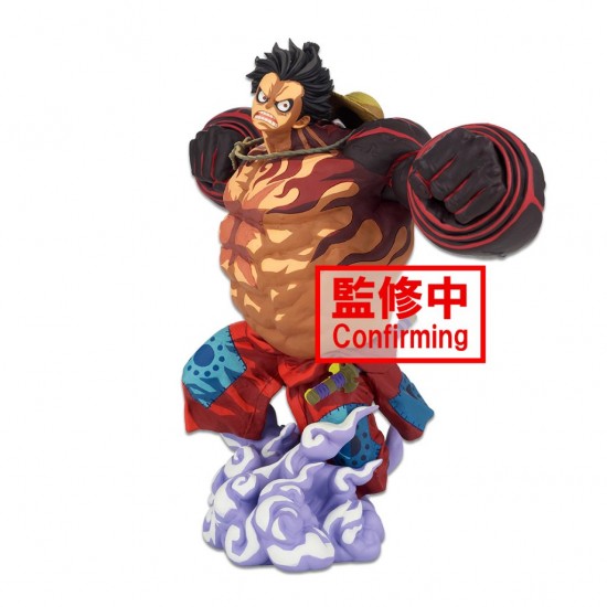 BP18133 One Piece - Banpresto World Figure - Colosseum 3 - Super Master Stars Piece - The Monkey.D. Luffy - Gear 4 - Two Dimensions